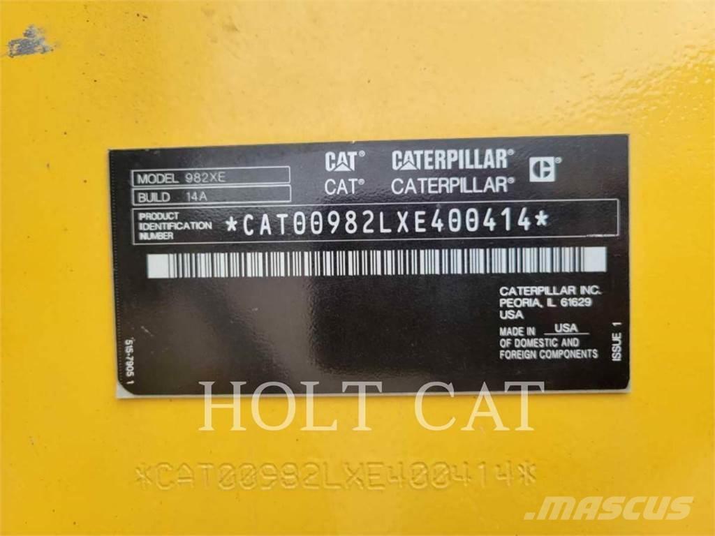 CAT 982 XE Kolesové nakladače