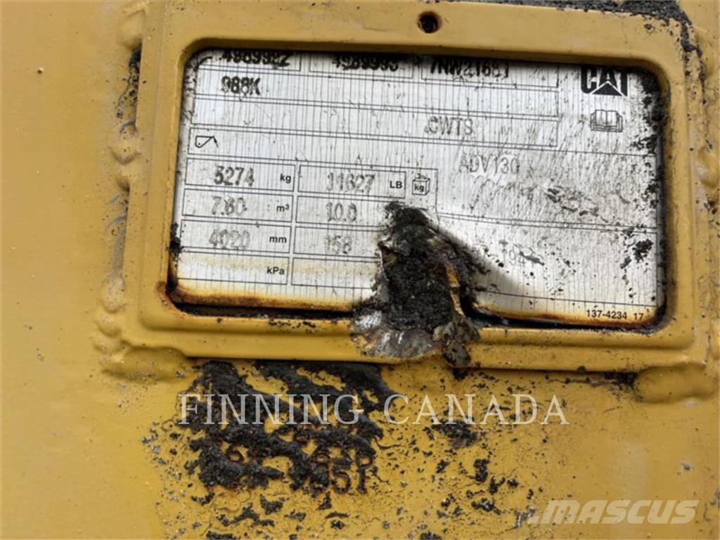 CAT 988K Kolesové nakladače