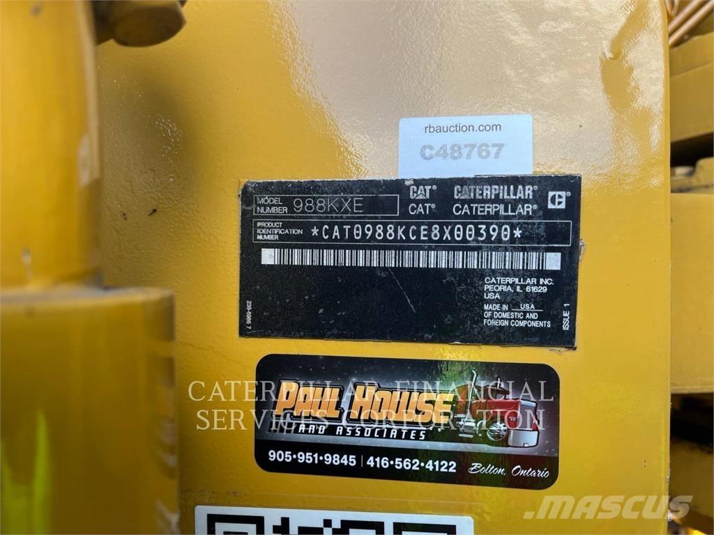 CAT 988KXE Kolesové nakladače