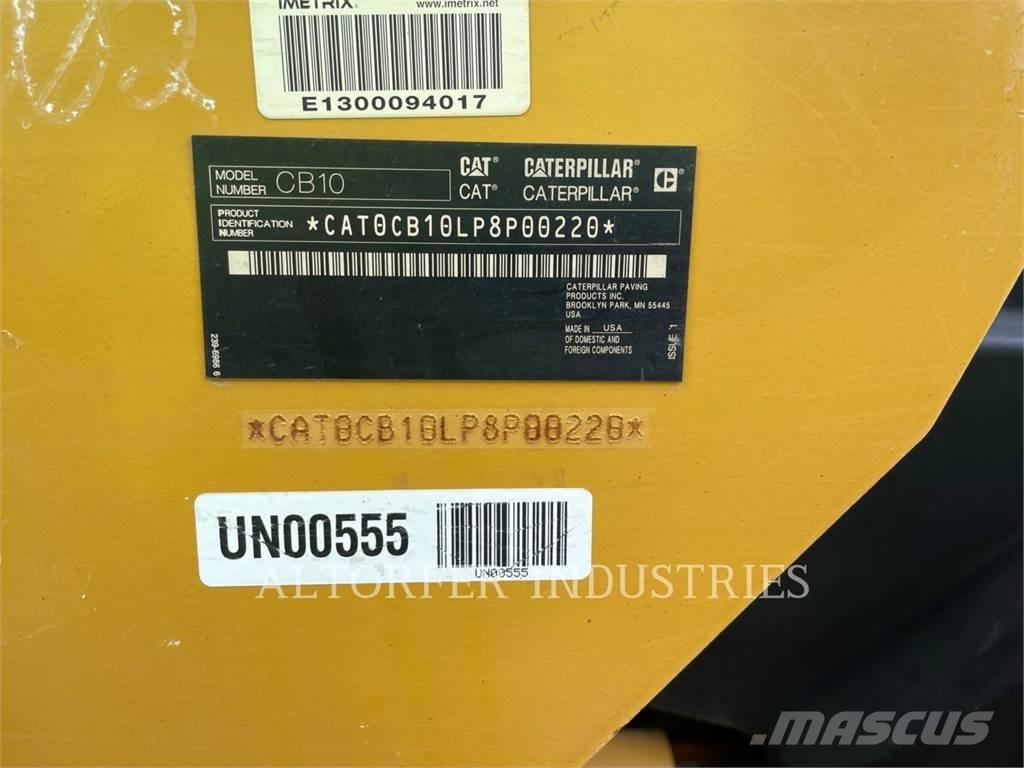 CAT CB10 Tandemové valce