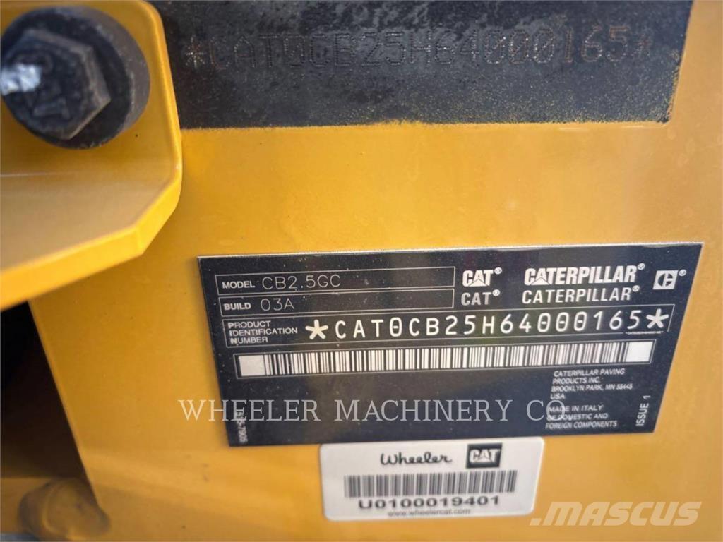CAT CB2.5 GC Tandemové valce