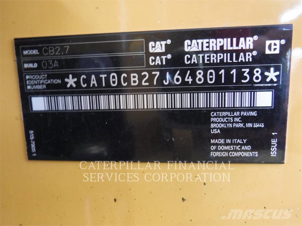 CAT CB2.703 Tandemové valce