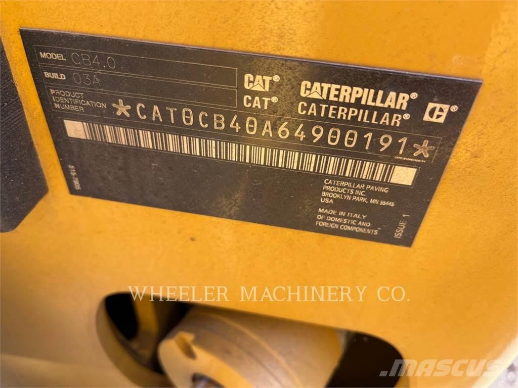 CAT CB4.0 Tandemové valce