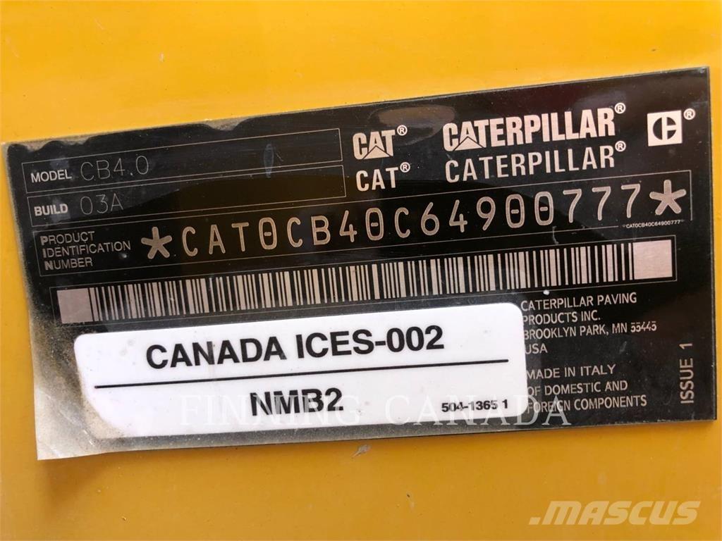 CAT CB4.0-03 Pôdne kompaktory