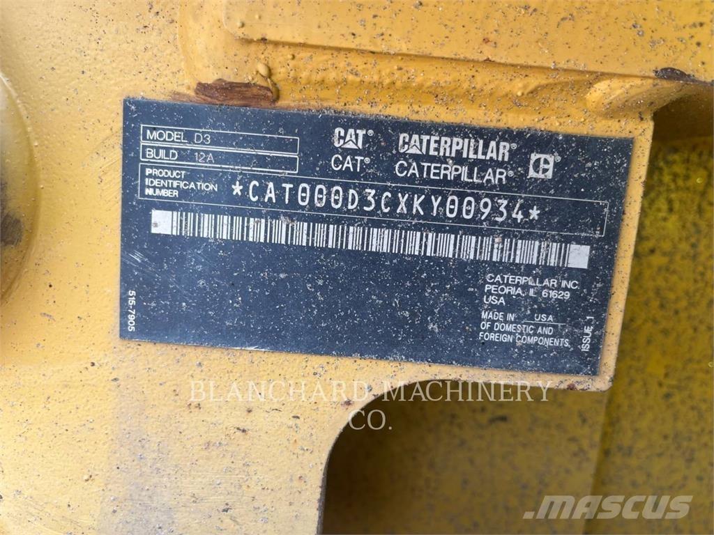 CAT D3 LGP Pásové dozéry