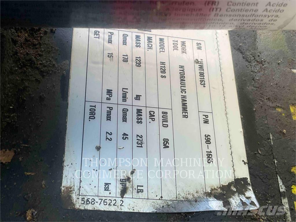 CAT H120ES Búracie kladivá / Zbíjačky
