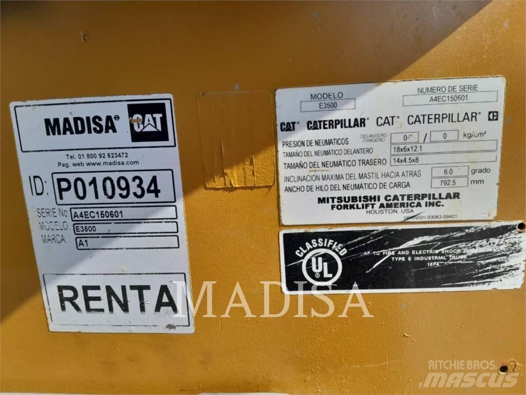 CAT LIFT TRUCKS E3500 Iné