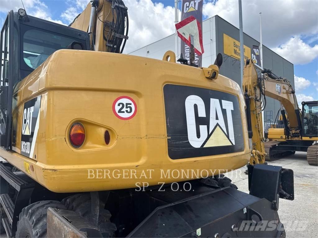 CAT M313D Kolesové rýpadlá