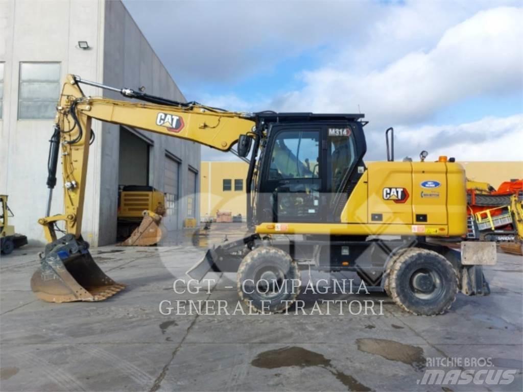 CAT M314 Kolesové rýpadlá