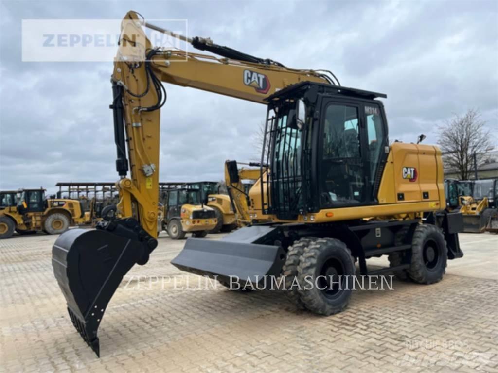 CAT M314-07A Kolesové rýpadlá