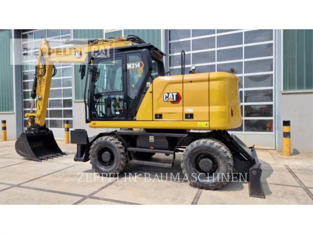 CAT M314-07A Kolesové rýpadlá