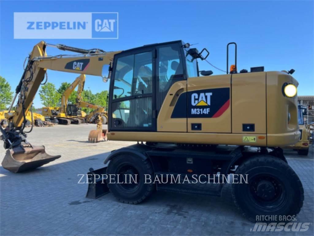 CAT M314F Kolesové rýpadlá
