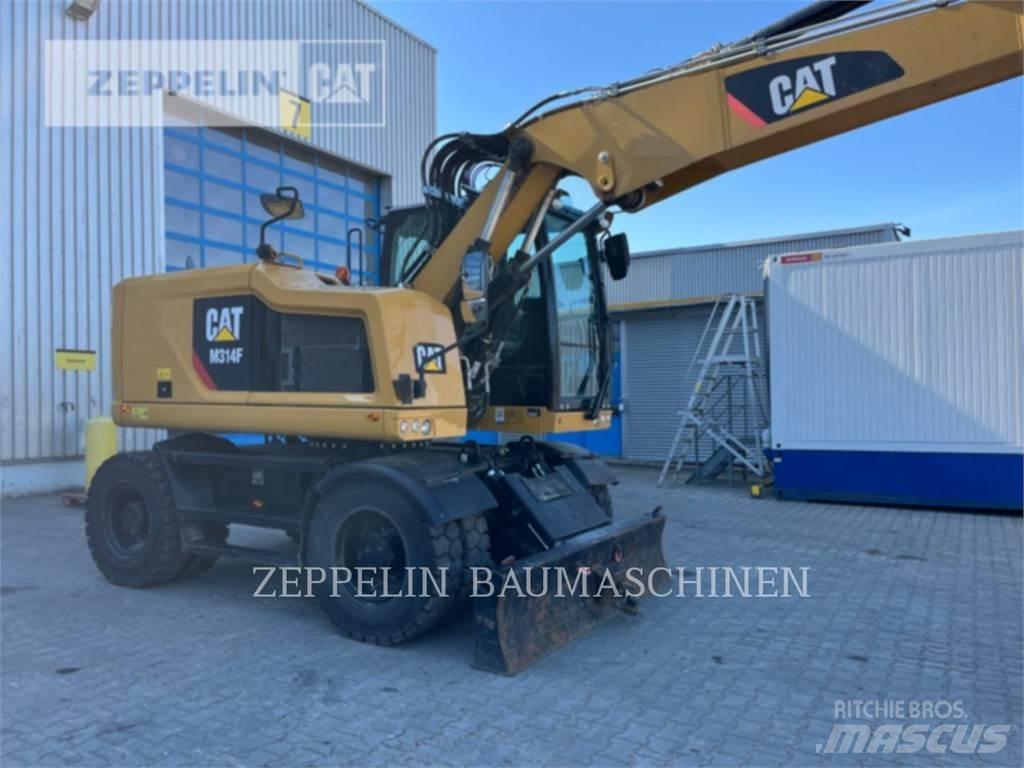 CAT M314F Kolesové rýpadlá
