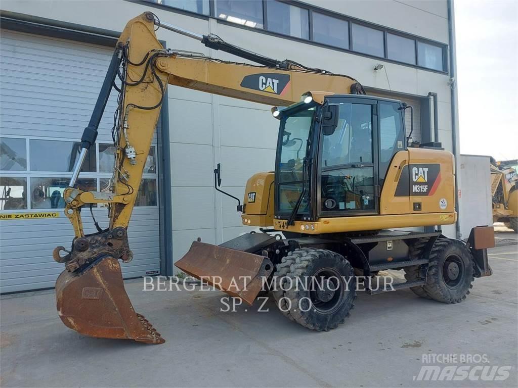 CAT M315F Kolesové rýpadlá