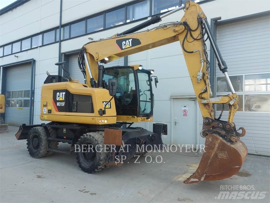 CAT M315F Kolesové rýpadlá