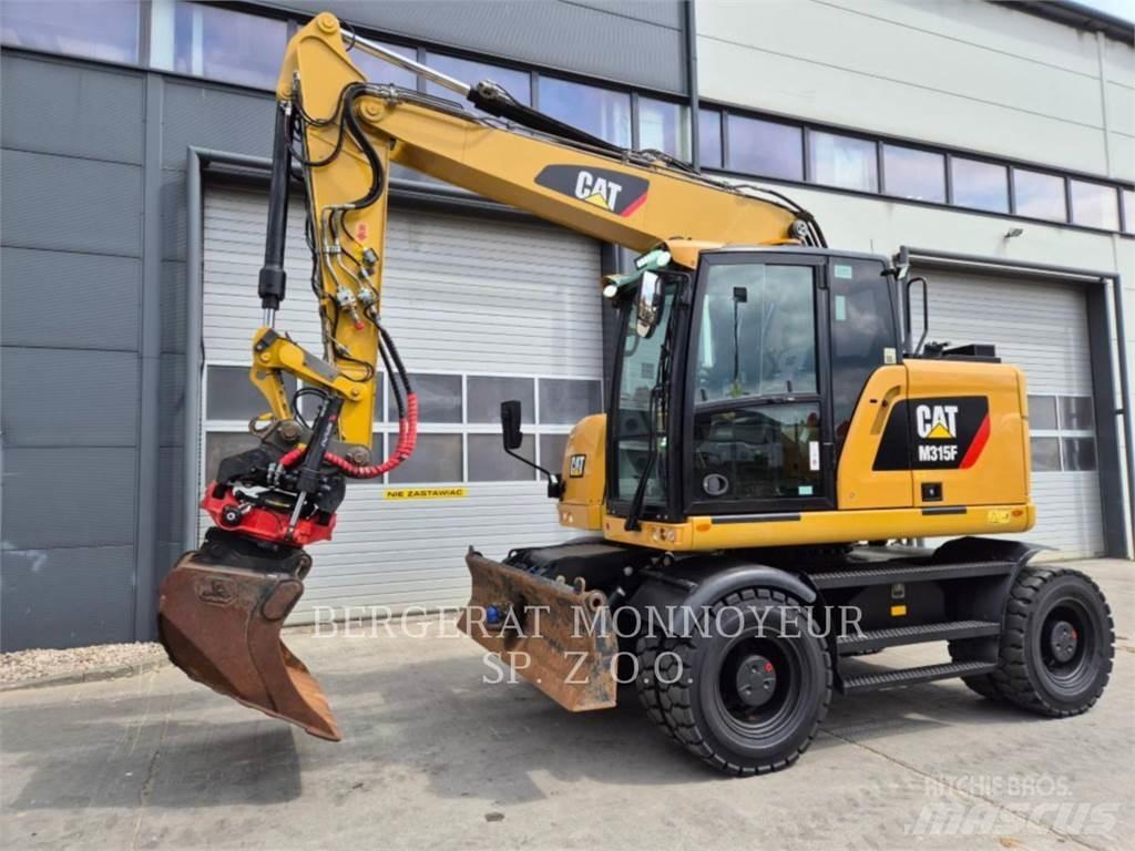 CAT M315F Kolesové rýpadlá
