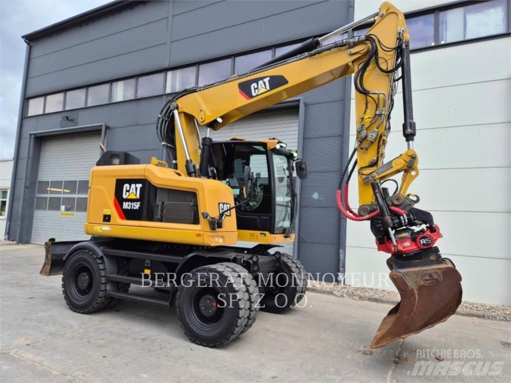 CAT M315F Kolesové rýpadlá