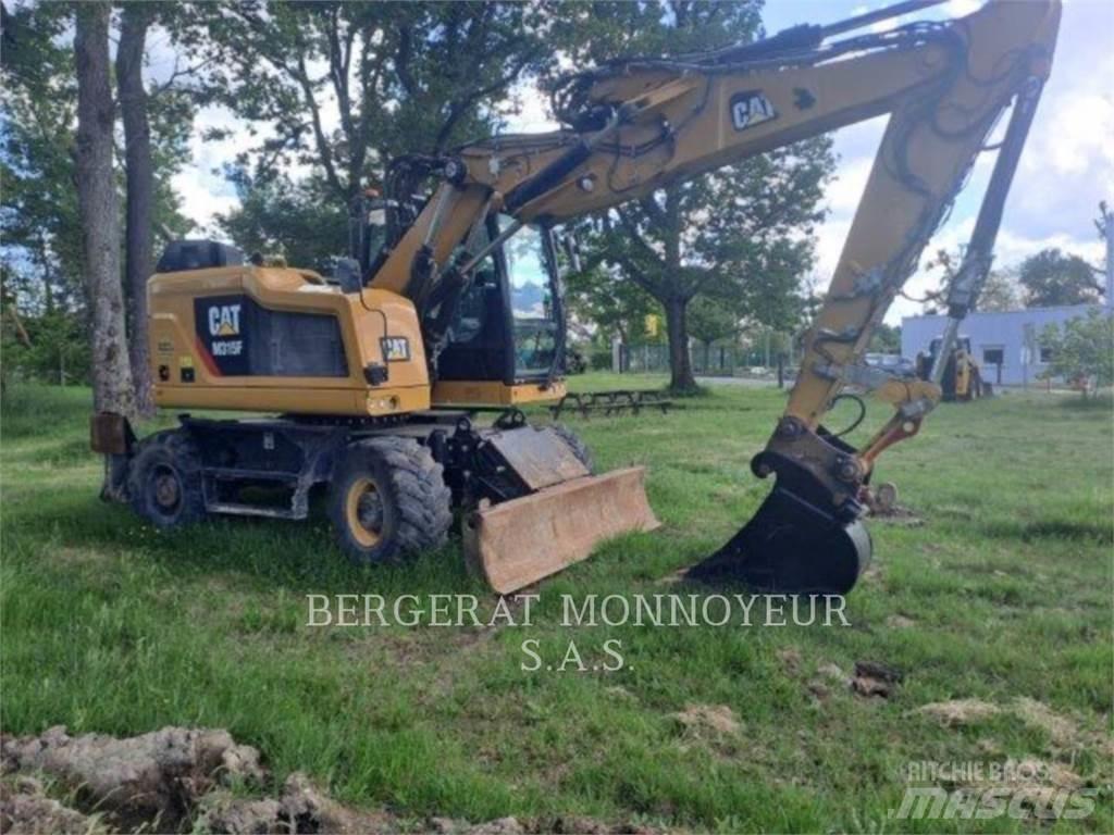 CAT M315F IVC Kolesové rýpadlá