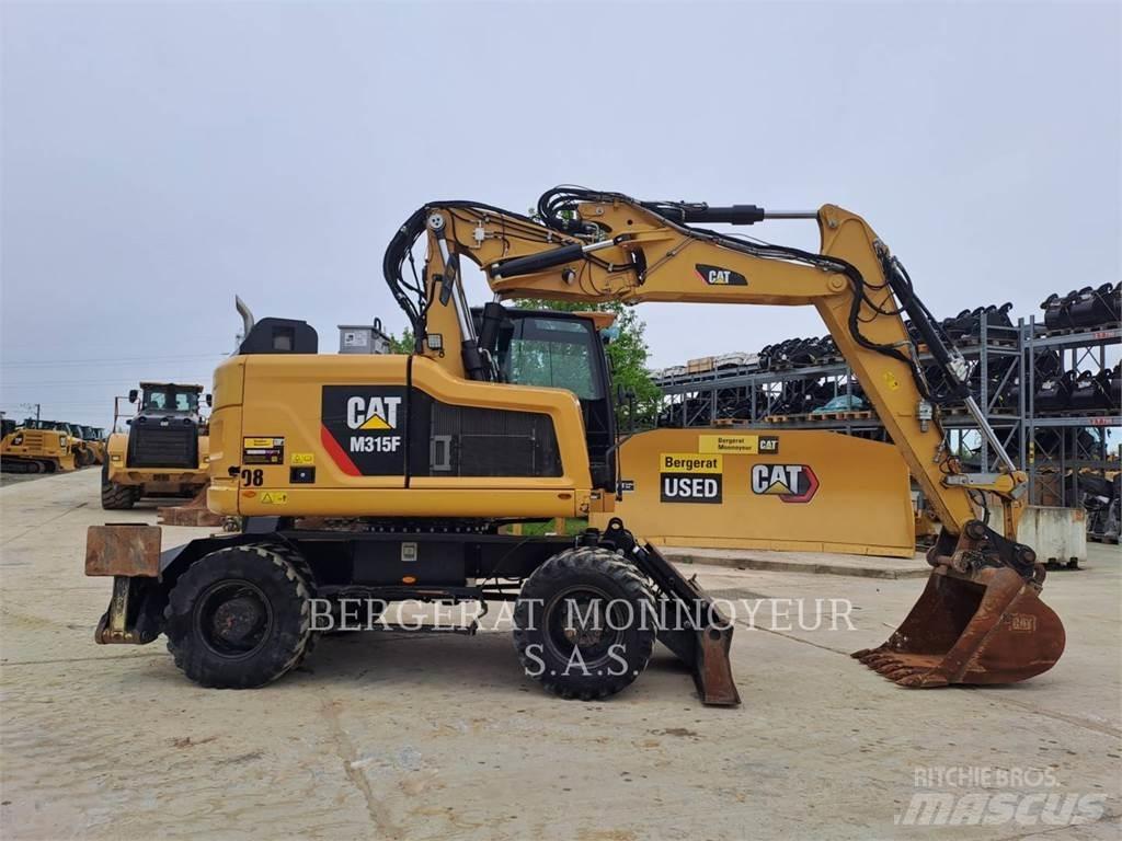 CAT M315F IVC Kolesové rýpadlá