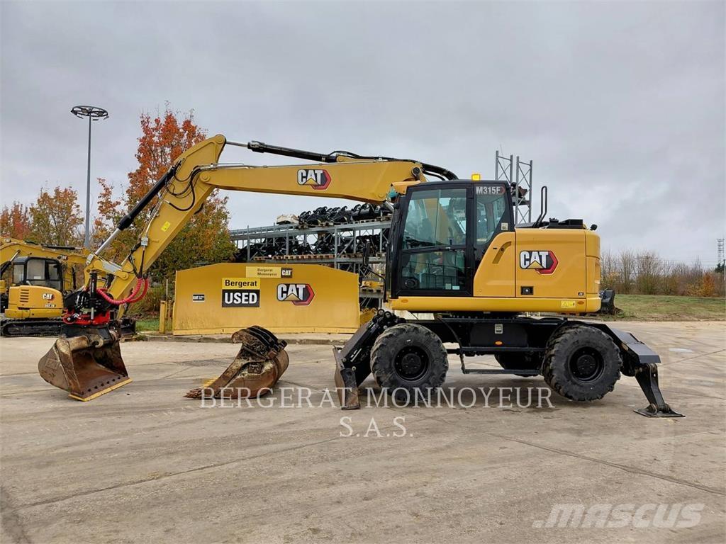 CAT M315F IVC Kolesové rýpadlá