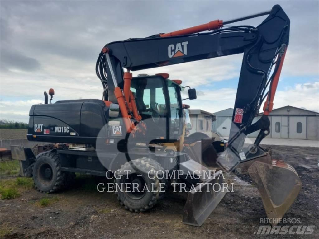 CAT M316C Kolesové rýpadlá