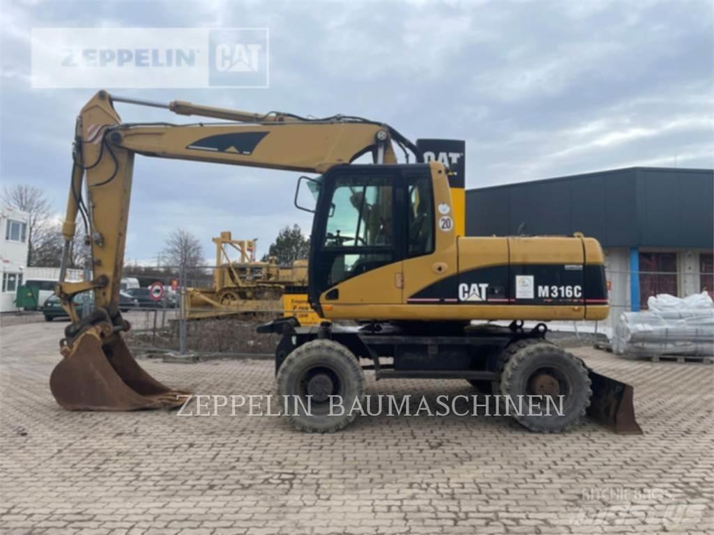 CAT M316C Kolesové rýpadlá