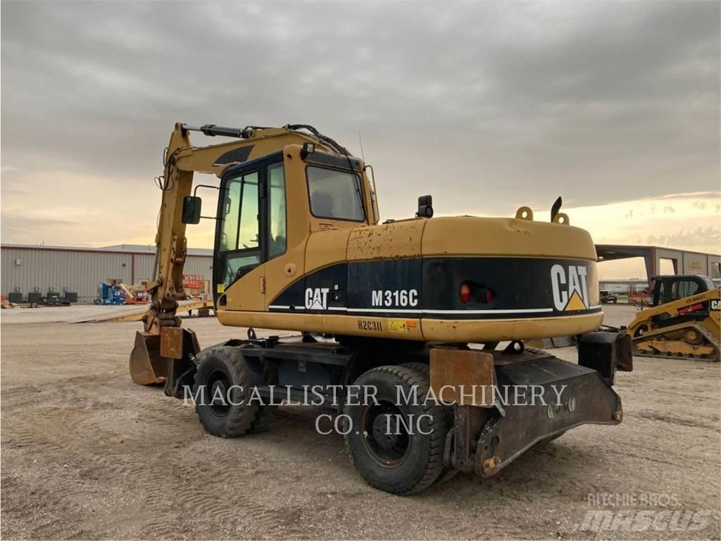 CAT M316C Kolesové rýpadlá