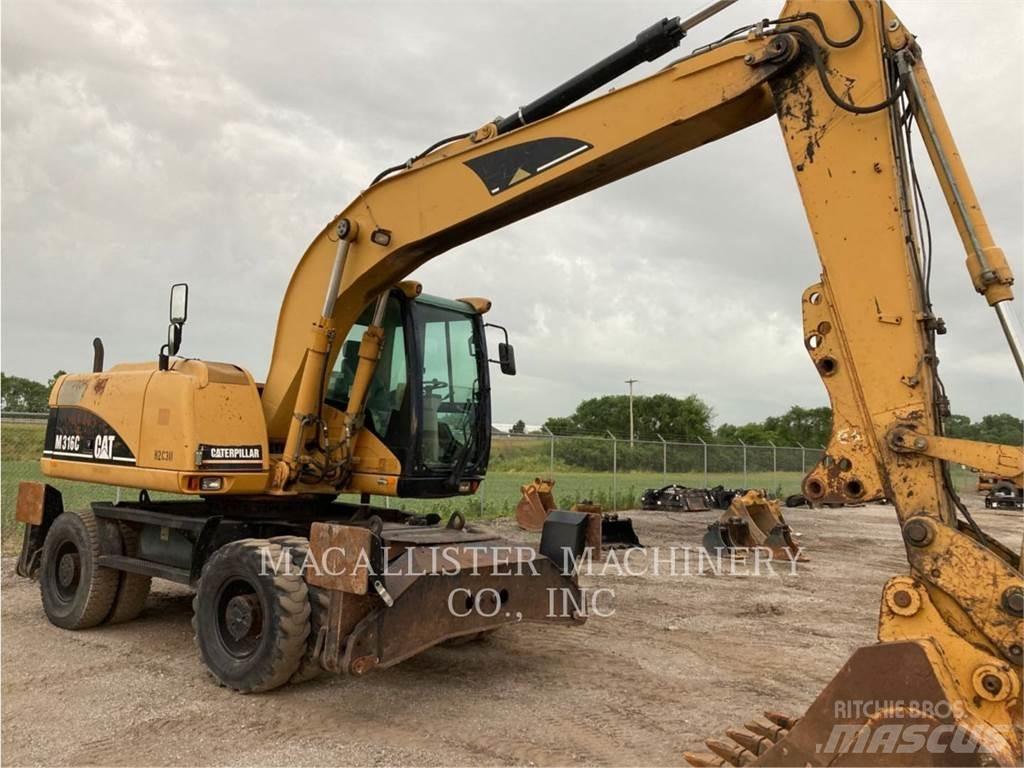 CAT M316C Kolesové rýpadlá