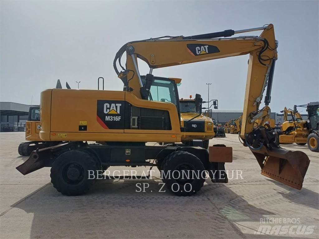 CAT M316F Kolesové rýpadlá