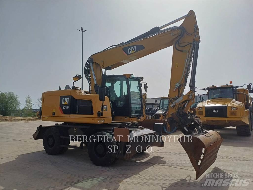 CAT M316F Kolesové rýpadlá