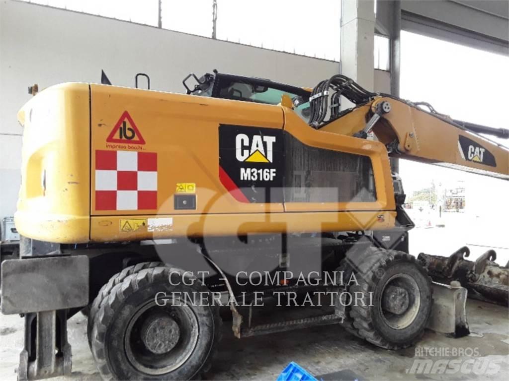 CAT M316F Kolesové rýpadlá