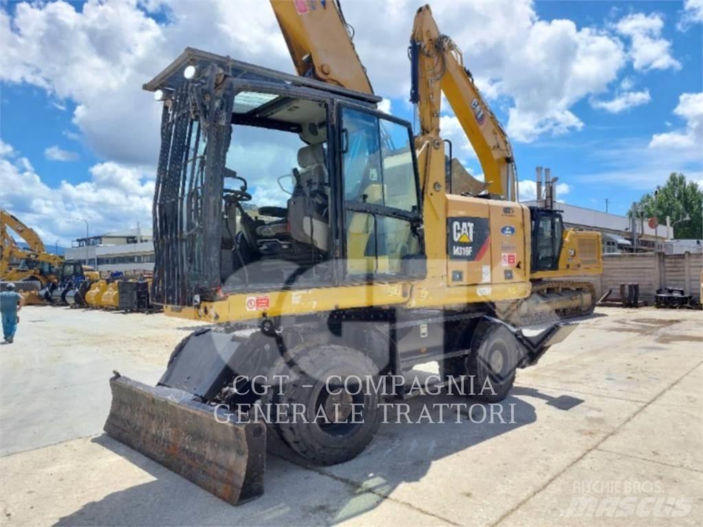 CAT M316F Kolesové rýpadlá