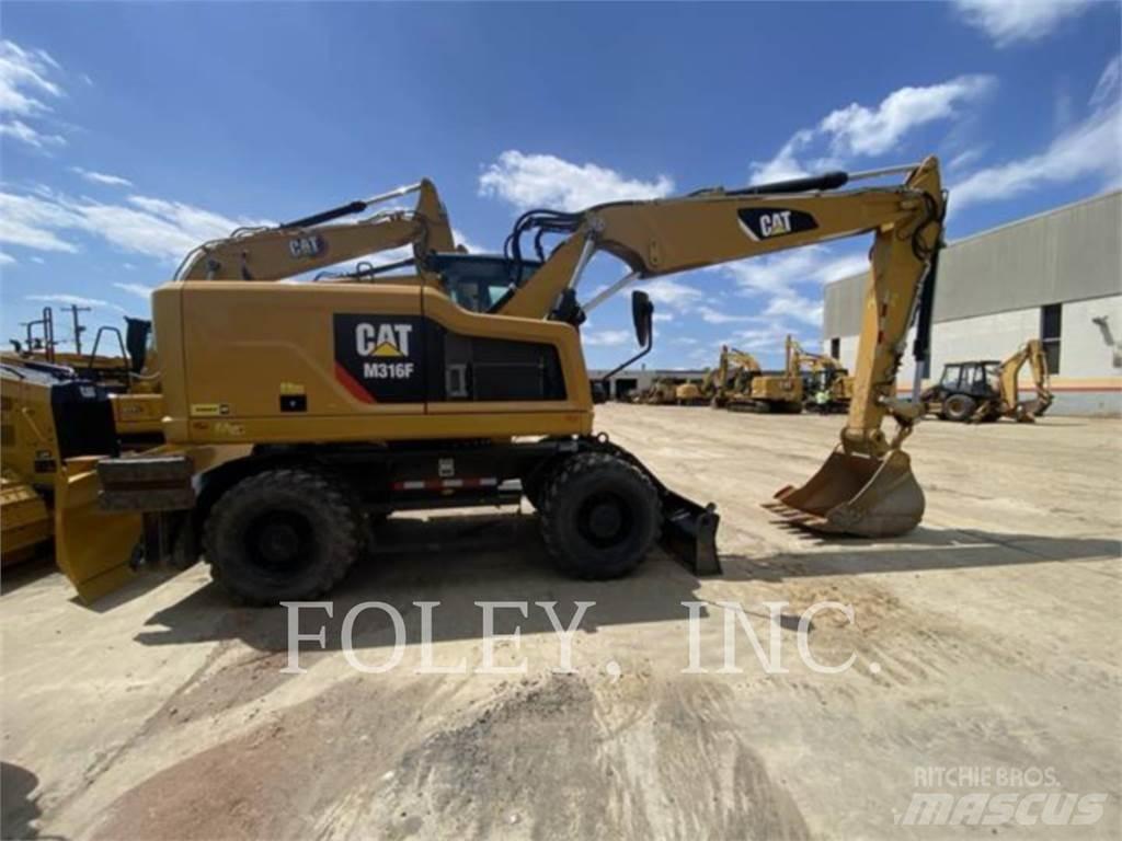 CAT M316F Kolesové rýpadlá