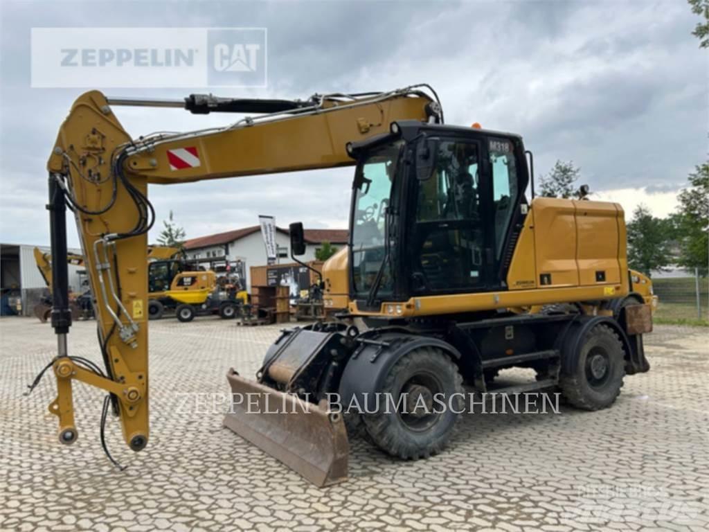 CAT M318-07A Kolesové rýpadlá