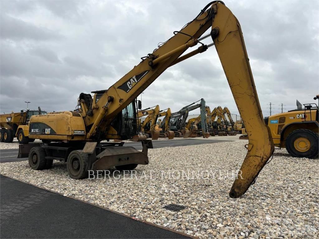 CAT M318C Kolesové rýpadlá