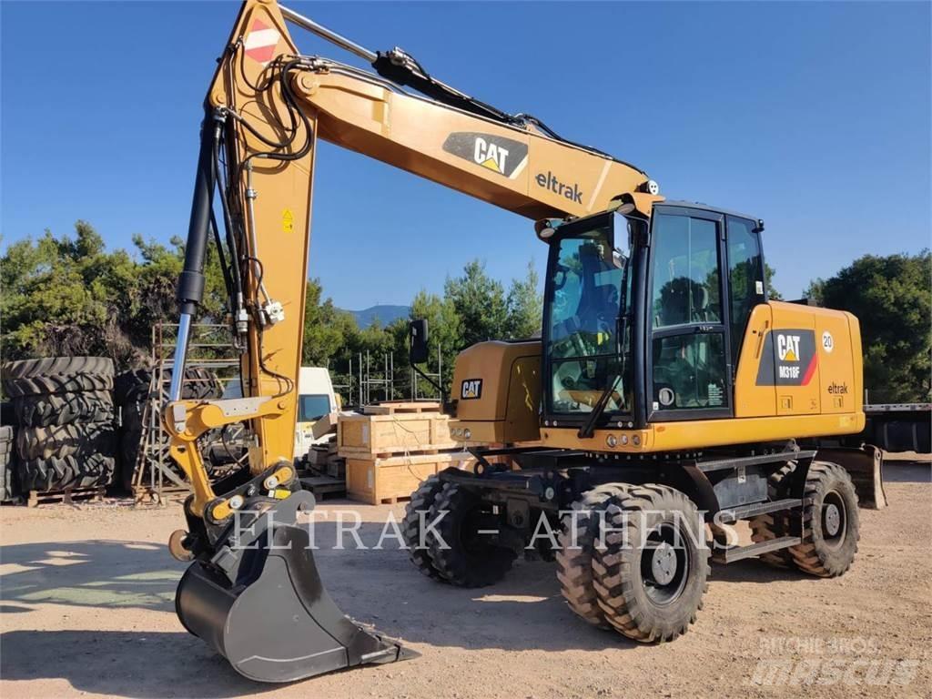 CAT M318F Kolesové rýpadlá