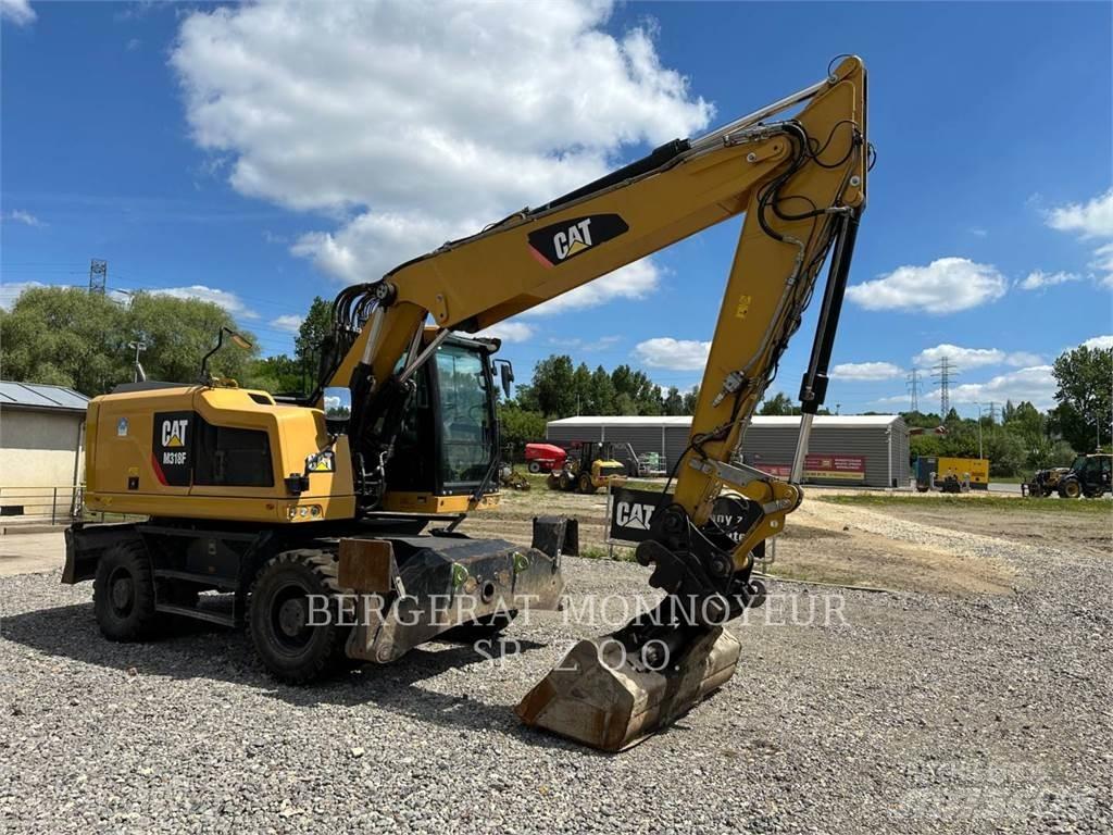 CAT M318F Kolesové rýpadlá