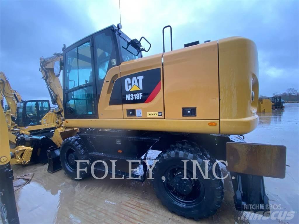 CAT M318F Kolesové rýpadlá