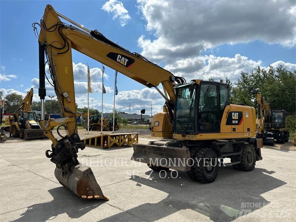 CAT M318F Kolesové rýpadlá