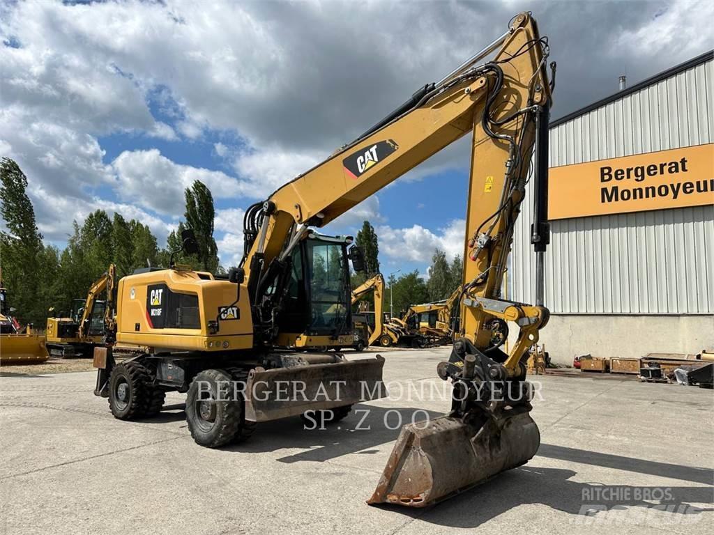 CAT M318F Kolesové rýpadlá