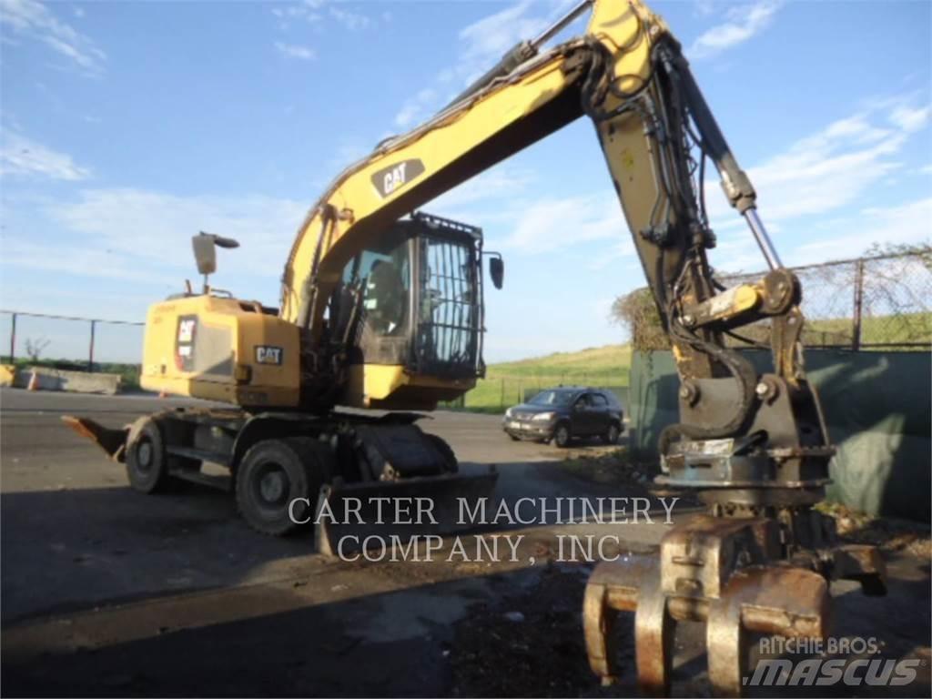 CAT M318F Kolesové rýpadlá