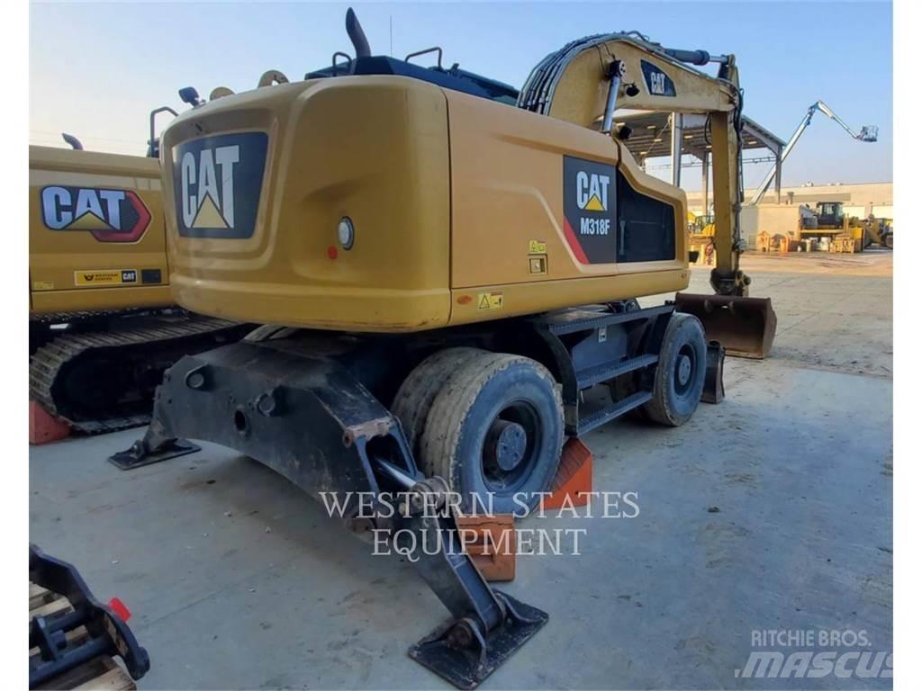 CAT M318F Kolesové rýpadlá
