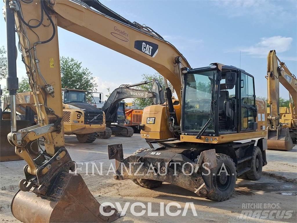 CAT M318F Kolesové rýpadlá