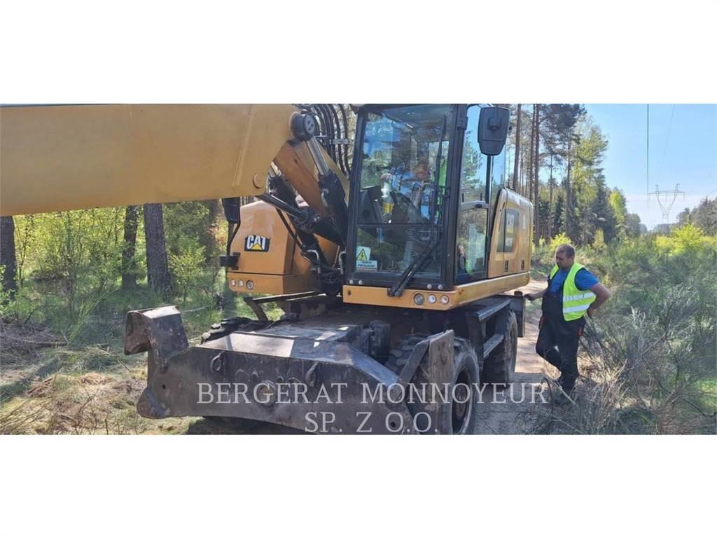 CAT M318F Kolesové rýpadlá