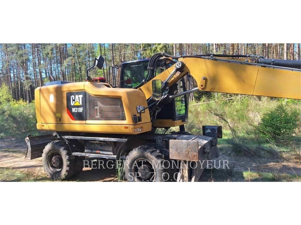 CAT M318F Kolesové rýpadlá