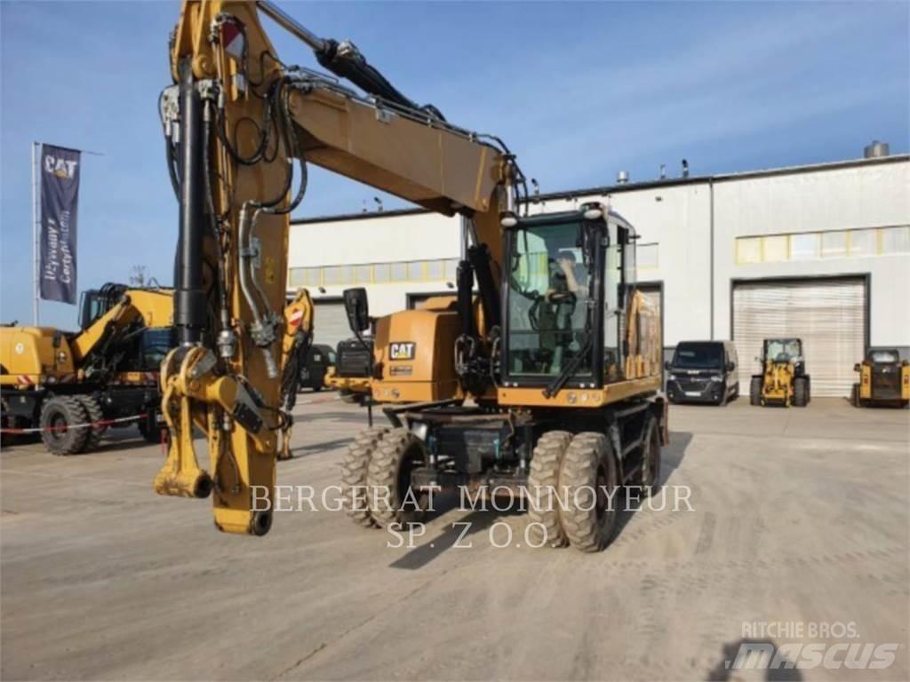 CAT M318F Kolesové rýpadlá