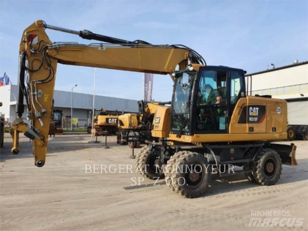 CAT M318F Kolesové rýpadlá