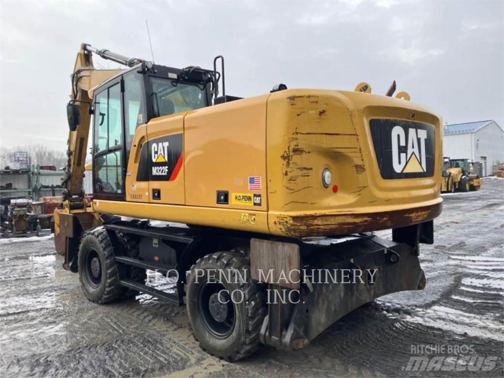 CAT M322F Kolesové rýpadlá