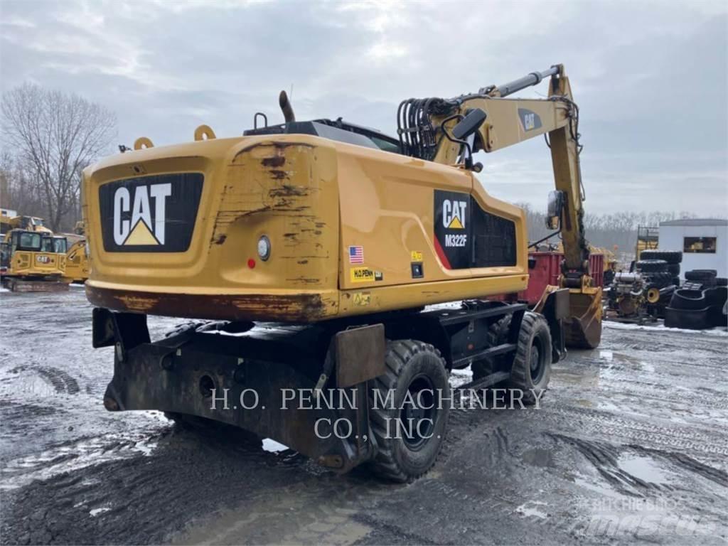 CAT M322F Kolesové rýpadlá