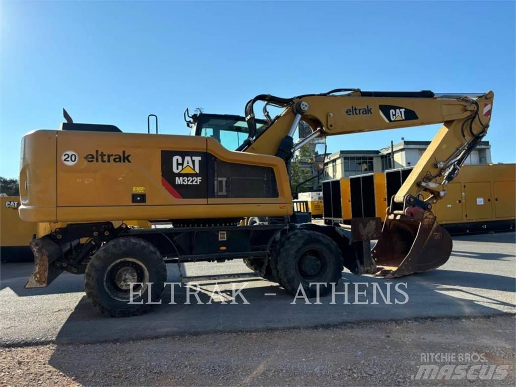 CAT M322F Kolesové rýpadlá